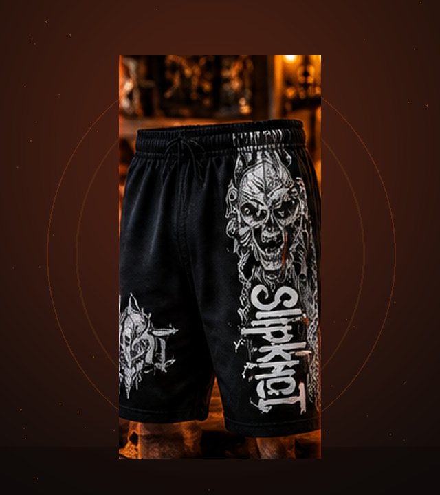 Imagen ilustrativa de shorts estampados personalizado